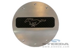 Pony Silver Logo Fuel Door
